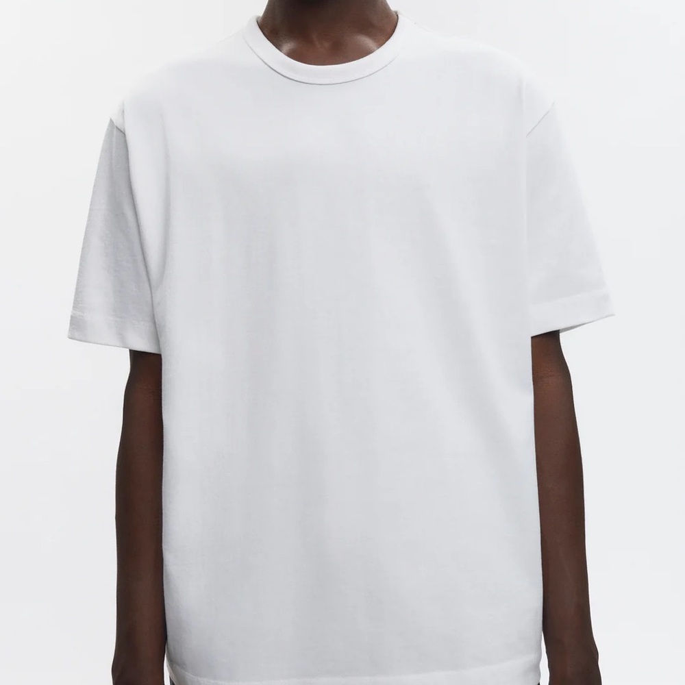 KOTN Heavyweight Box Crew Tee White